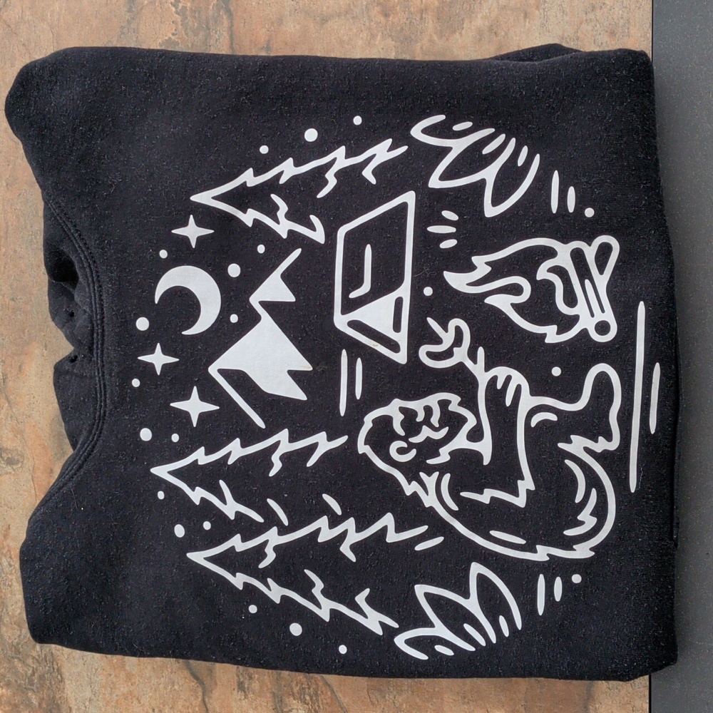 American Bear Cub Clothing Co. Women’s Black Hoodie S